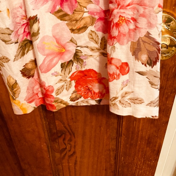 Venus Pink Floral Jumpsuit, Strapless sz 12 - Picture 4 of 10